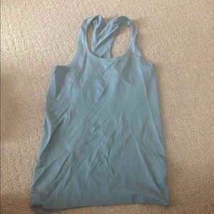Lululemon Athletica Blue Sleeveless Tank Top